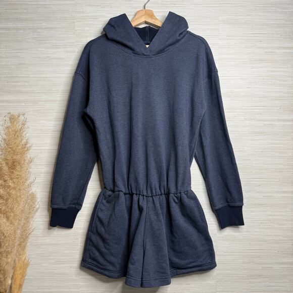 Free People romper hooded activewear cutout back onesie jumpsuit workout XS - Picture 3 of 12